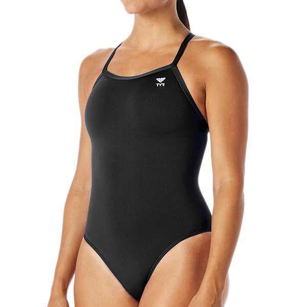 Tyr Tyreco Solids Diamondfit Badetøj Sort 40 Kvinde