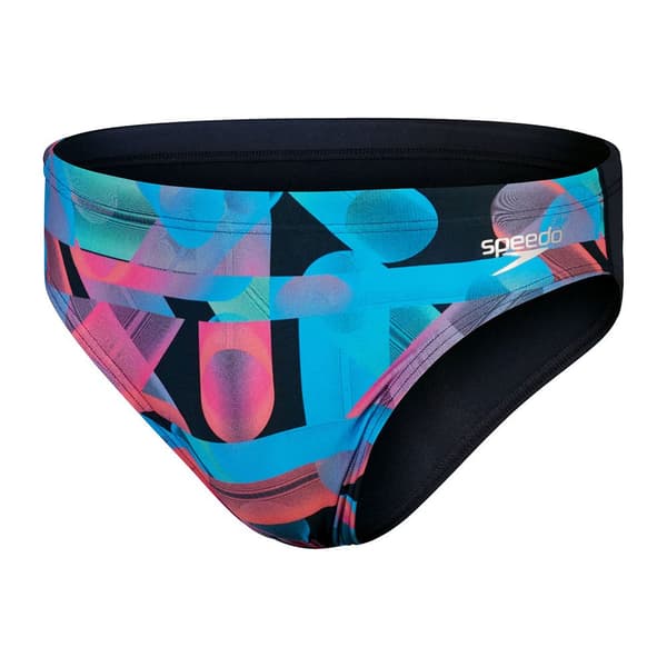 Speedo Allover Digi 7cm Badetrusser  UK 32 Mand