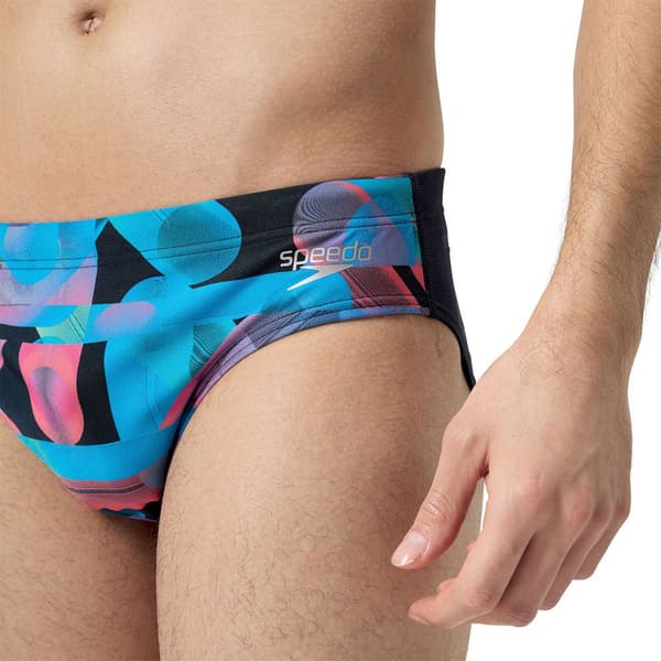 Speedo Allover Digi 7cm Badetrusser  UK 32 Mand