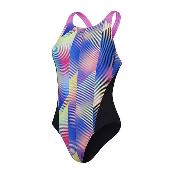 Speedo Allover Digital Recordbreaker Baddräkt  UK 38 Kvinna