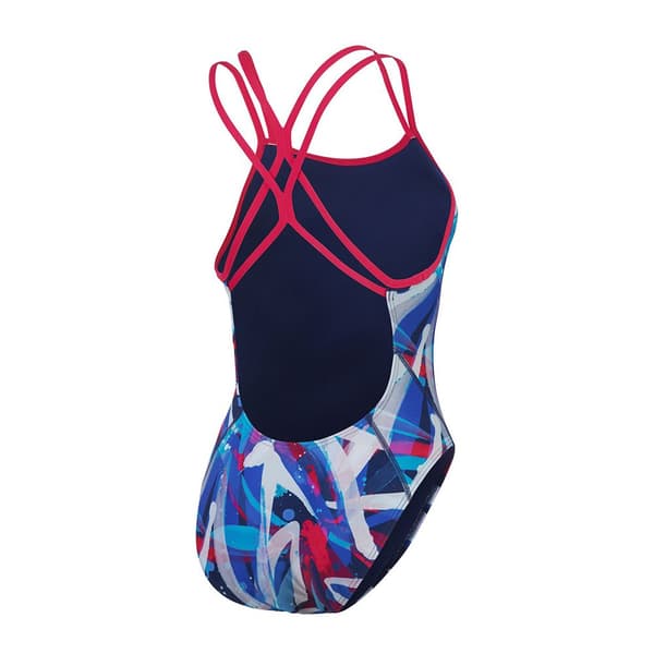 Speedo Allover Star-back Uimapuku UK 30 Nainen