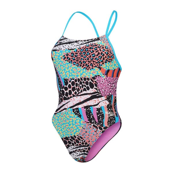 Speedo Allover Tie-back Badetøj UK 30 Kvinde