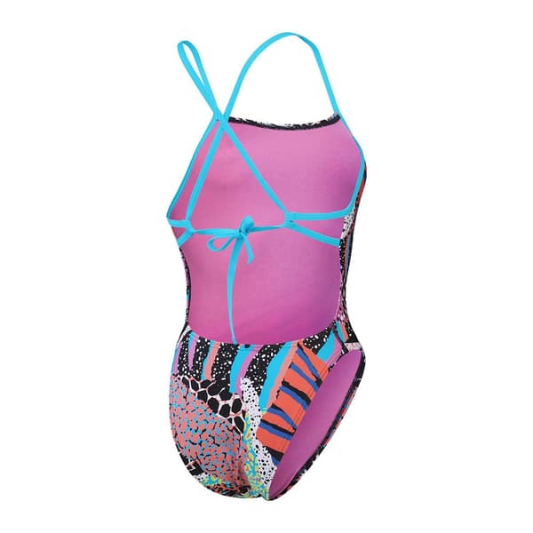 Speedo Allover Tie-back Badetøj UK 30 Kvinde