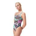 Miniatyrbillede 5 af 10: Speedo Allover Tie-back Badetøj  UK 30 Kvinde
