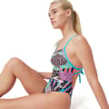 Miniatyrbillede 8 af 10: Speedo Allover Tie-back Badetøj  UK 30 Kvinde