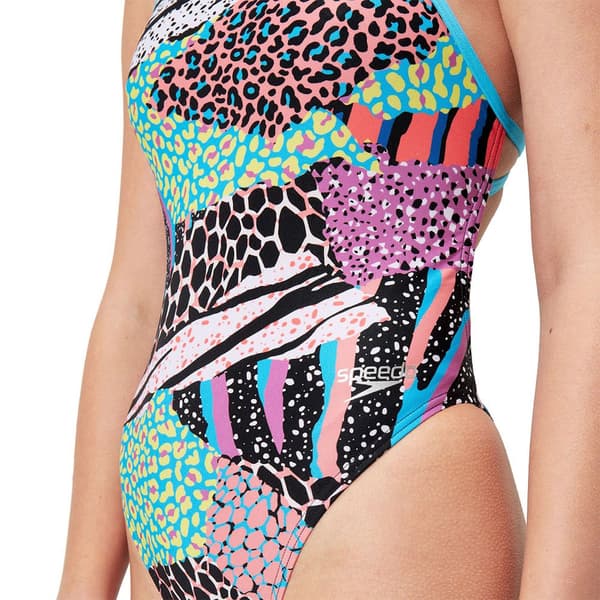 Speedo Allover Tie-back Badetøj UK 30 Kvinde