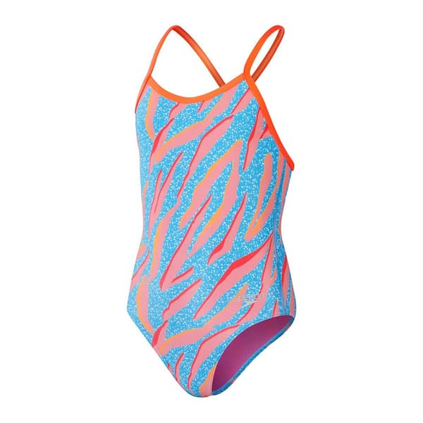 Speedo Allover Vback Badetøj  9-10 Years Pige