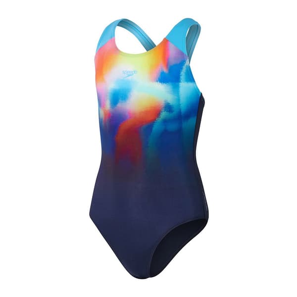 Speedo Digi Placement Splashback Badetøj  15-16 Years Pige