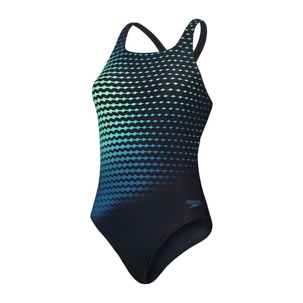 Speedo Digital Printed Medalist Badetøj  UK 34 Kvinde