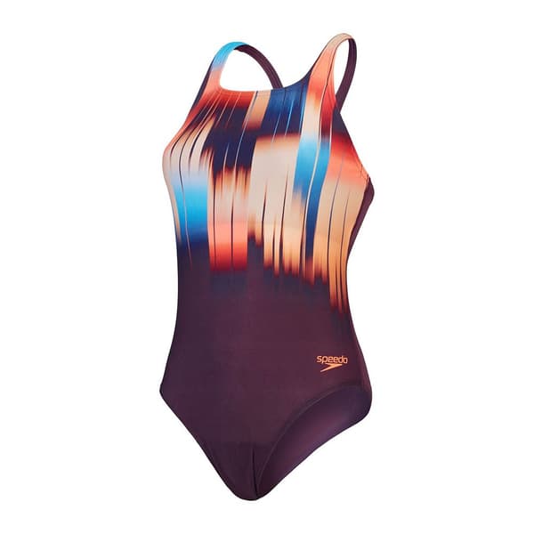Speedo Digital Printed Medalist Badetøj  UK 36 Kvinde