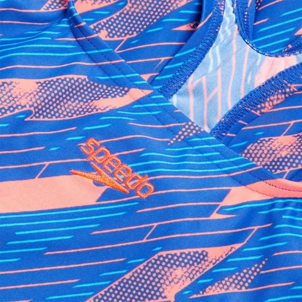 Speedo Hyperboom Allover Medalist Badetøj  13-14 Years Pige
