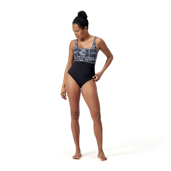 Speedo Shaping Contoureclipse Printed Baddräkt  UK 36 Kvinna