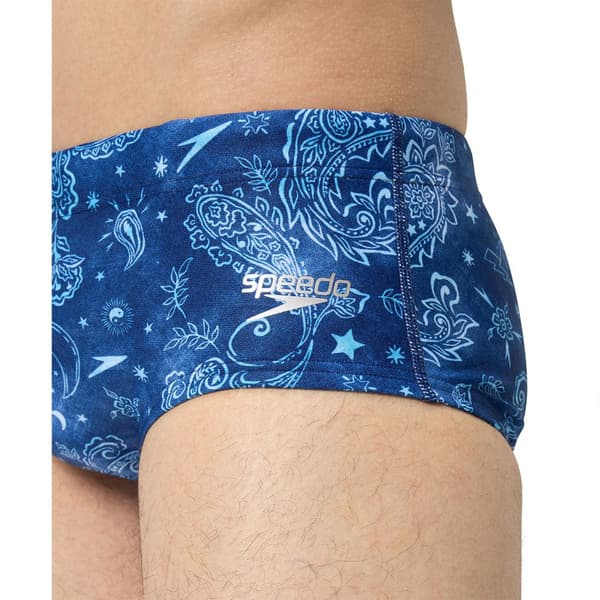 Speedo 13.5cm Club Training Allover Uimahousut Sininen UK 38 Mies