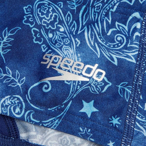 Speedo 13.5cm Club Training Allover Uimahousut Sininen UK 38 Mies