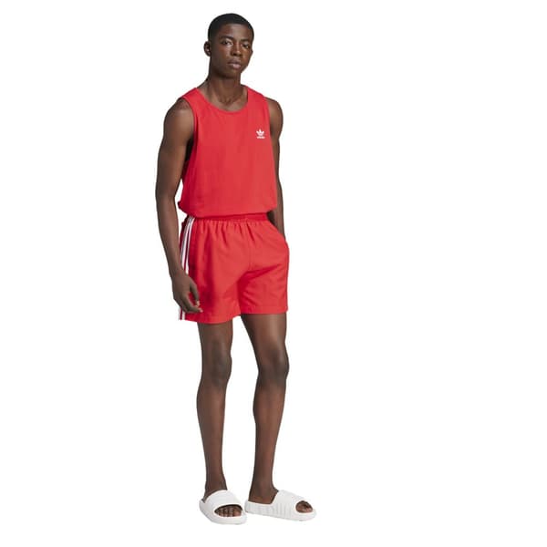 Adidas Originals Adicolor 3 Stripes Badbyxor Röd S Man