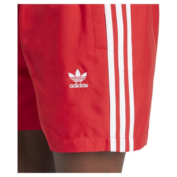 Adidas Originals Adicolor 3 Stripes Badbyxor Röd S Man
