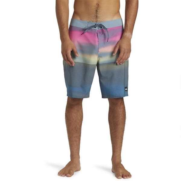 Quiksilver High Line Straight Fit Badbyxor Blå 30 Man