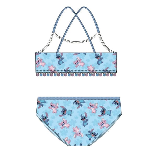 Bikinitrosa För Flickor Stitch Blå - 8 år