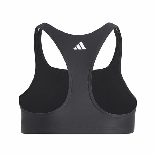Bikinitrosa För Flickor Adidas Big Bars Svart - 5-6 år