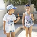 Miniatyrbilde 3 av 4: Badeshorts for Gutter Stitch Blå - 5 År
