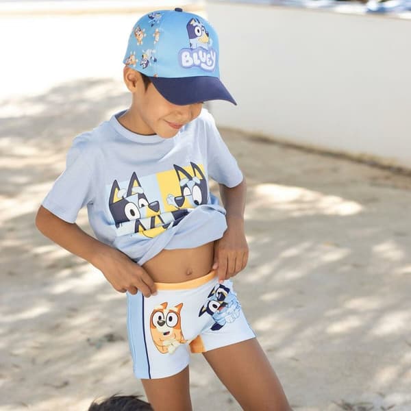 Badeshorts for Gutter Bluey Lyse Blå - 2 År