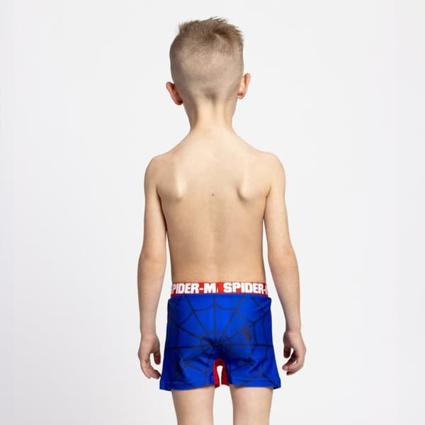 Badeshorts for Gutter Spider-Man Rød - 7 År