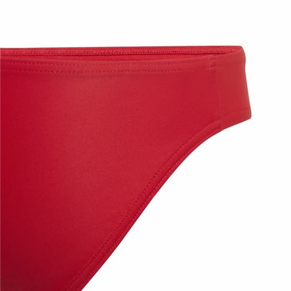 Bikinibukser For Jenter Adidas Big Bars Rød - 9-10 år