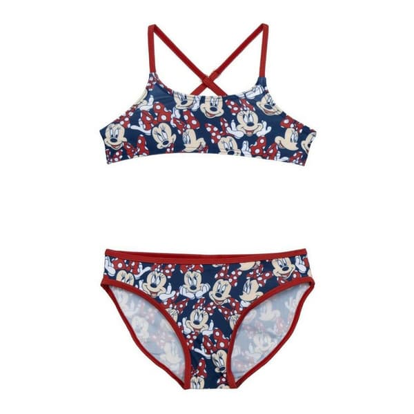 Bikinialaosa Tytöille Minnie Mouse Punainen - 12 vuotta