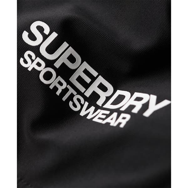Superdry Logo Bandeau Bikinitop Sort L Kvinde