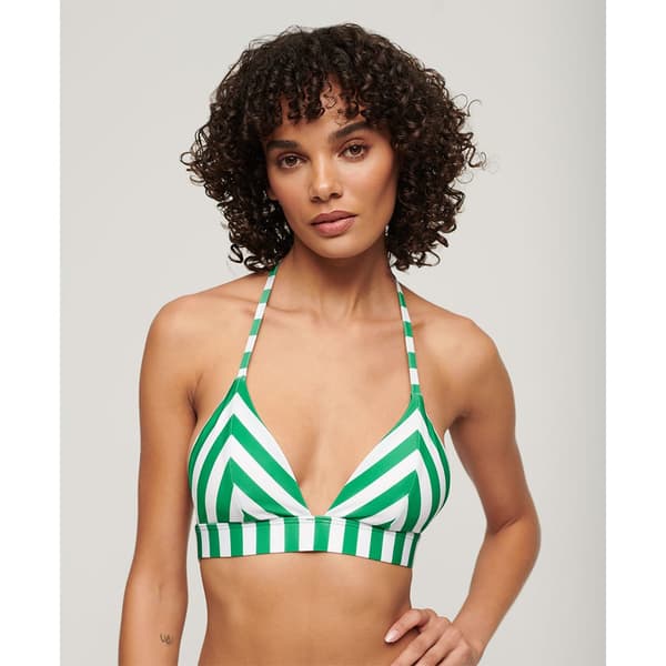 Superdry Triangle Bikinitoppi Vihreä S Nainen