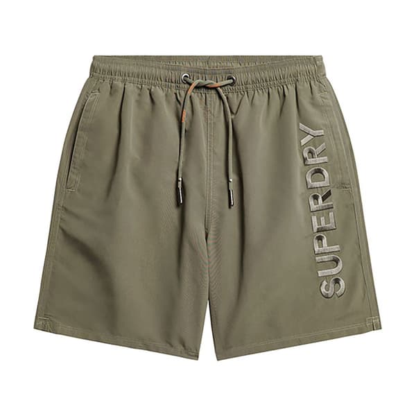 Superdry Premium Embroidered 17´´ Badbyxor Grönt S Man