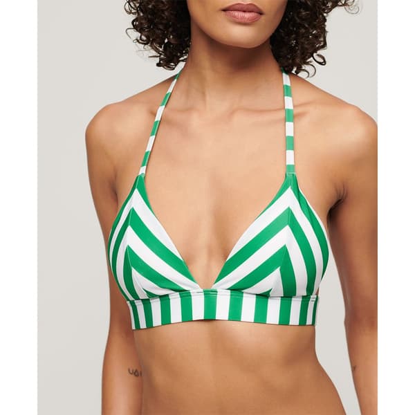 Superdry Triangle Bikinitop Grøn M Kvinde