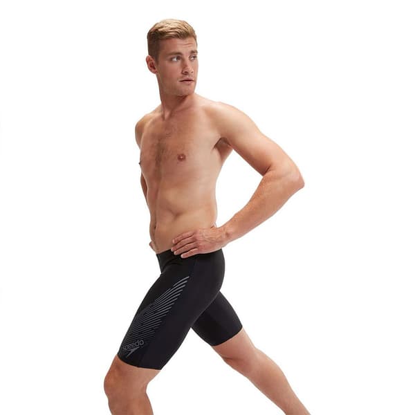 Speedo Medley Logo Jammer Svart 28 Man