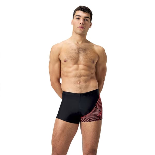 Speedo Medley Logo Badeshorts Boxer Sort UK 30 Mand