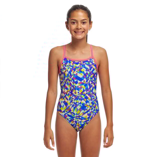 Funkita Single Strap Badetøj  10 Years Pige