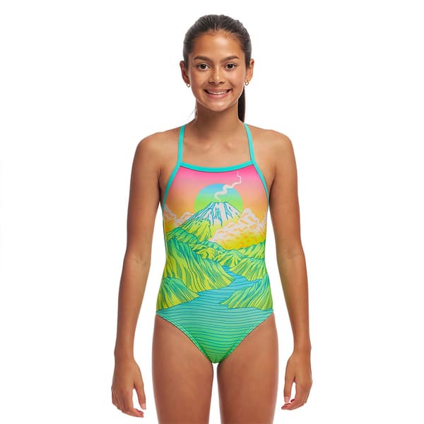 Funkita Strapped In Baddräkt  12 Years Flicka