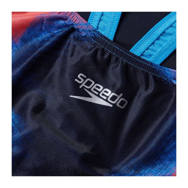 Speedo Placement Digital Powerback Badetøj  UK 32 Kvinde