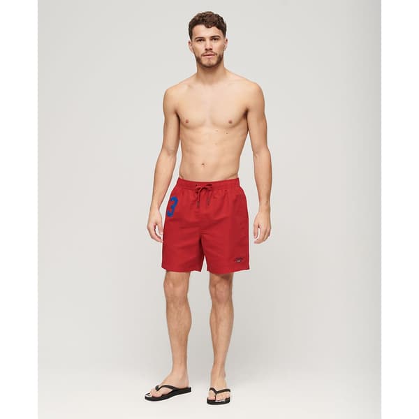 Superdry Vintage 17´´ Uimahousut Punainen XL Mies