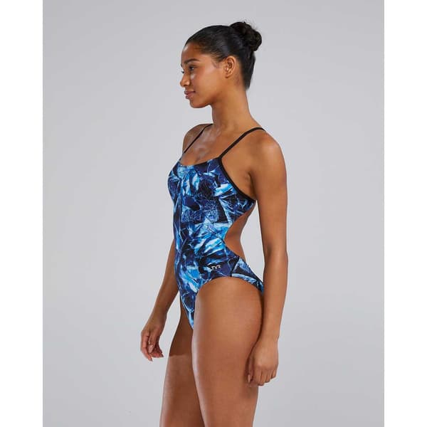 Tyr Cutoutfit - Durafast Elite - Reflecta Baddräkt Blå 28 Kvinna