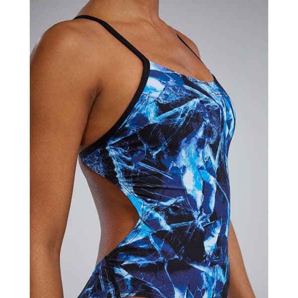 Tyr Cutoutfit - Durafast Elite - Reflecta Baddräkt Blå 28 Kvinna
