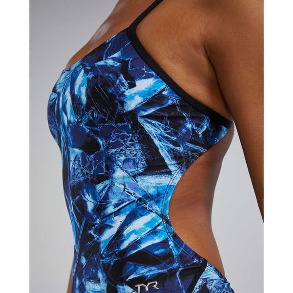 Tyr Cutoutfit - Durafast Elite - Reflecta Baddräkt Blå 28 Kvinna