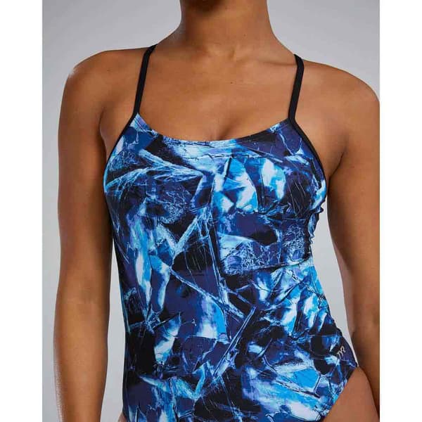 Tyr Cutoutfit - Durafast Elite - Reflecta Uimapuku Sininen 32 Nainen