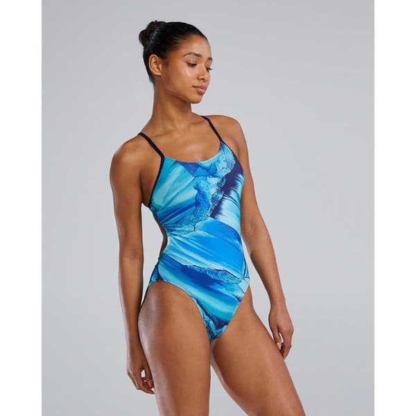Tyr Cutoutfit - Durafast Elite - Mico Badetøj Blå 34 Kvinde