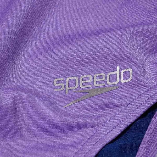 Speedo Solid Lattice-back Badetøj Lilla UK 32 Kvinde