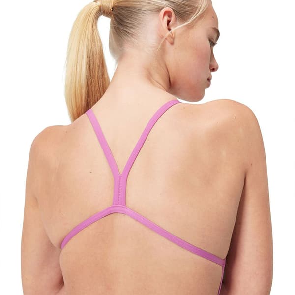 Speedo Allover Vback Badetøj Blå UK 36 Kvinde