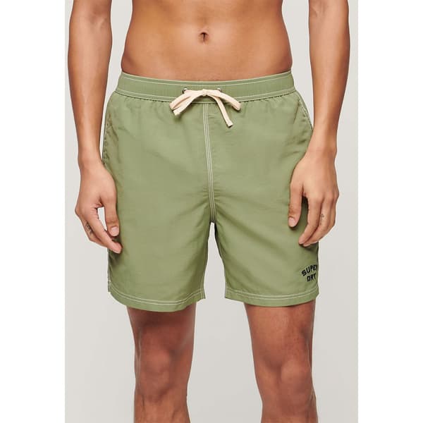 Superdry Vintage Ripstop 17´´ Uimahousut Vihreä M Mies