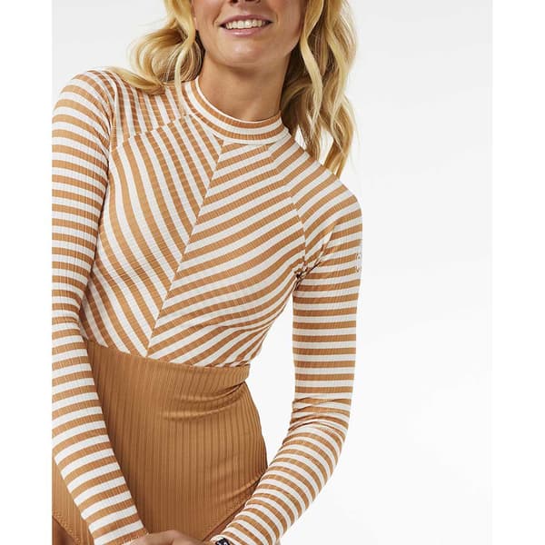 Rip Curl Premium Surf Långärmad Rashguard Beige 2XS