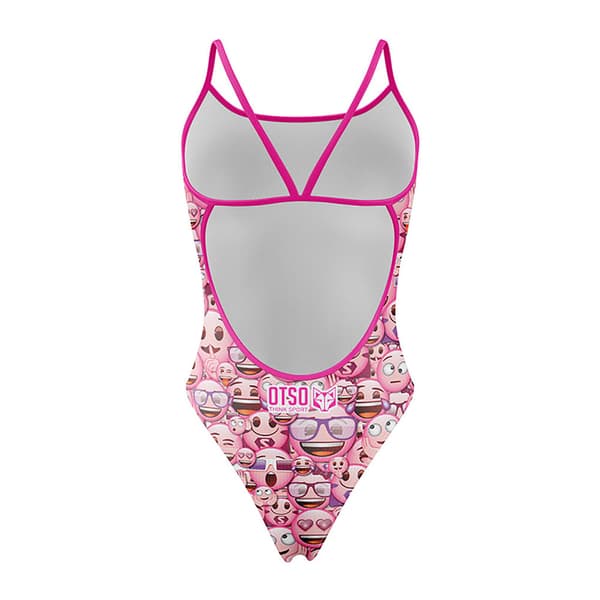 Otso Emoji Classic Pink Badetøj  L Kvinde