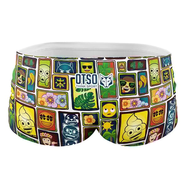 Otso Emoji Portrait Uimapuku Boxer  L Mies