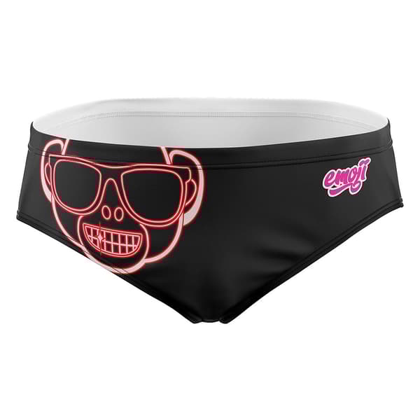 Otso Emoji Monkey Neon Badetrusser  M Mand